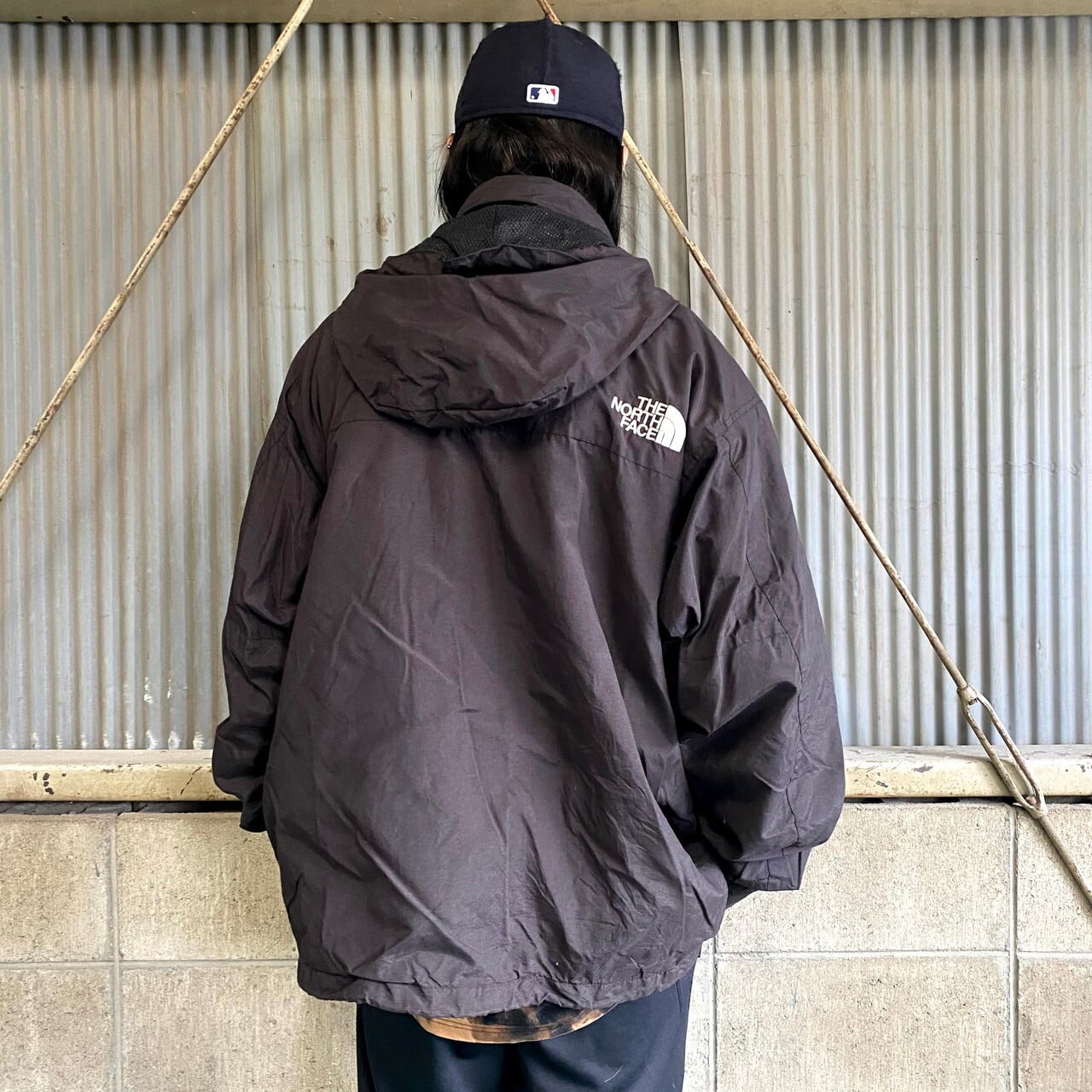 訳あり特価 90年代 THE NORTH FACE ザ ノースフェイス Gore Activent マウンテンパーカー メンズXL 古着  ゴアアクティベント ブラック 黒 90s ヴィンテージ ビンテージ フード収納型 パッカブル【アウトドアジャケット】【AL2109】 | cave  ...