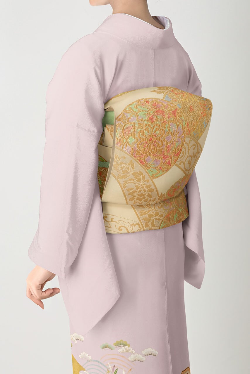 袋帯 丸文重ね(まるもんかさね)9319 | 川島織物リユース 袋帯 丸文重ね(まるもんかさね)9319 | 川島織物リユース