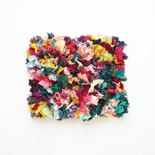 【yao】India Bushy Rug S「Vivid」