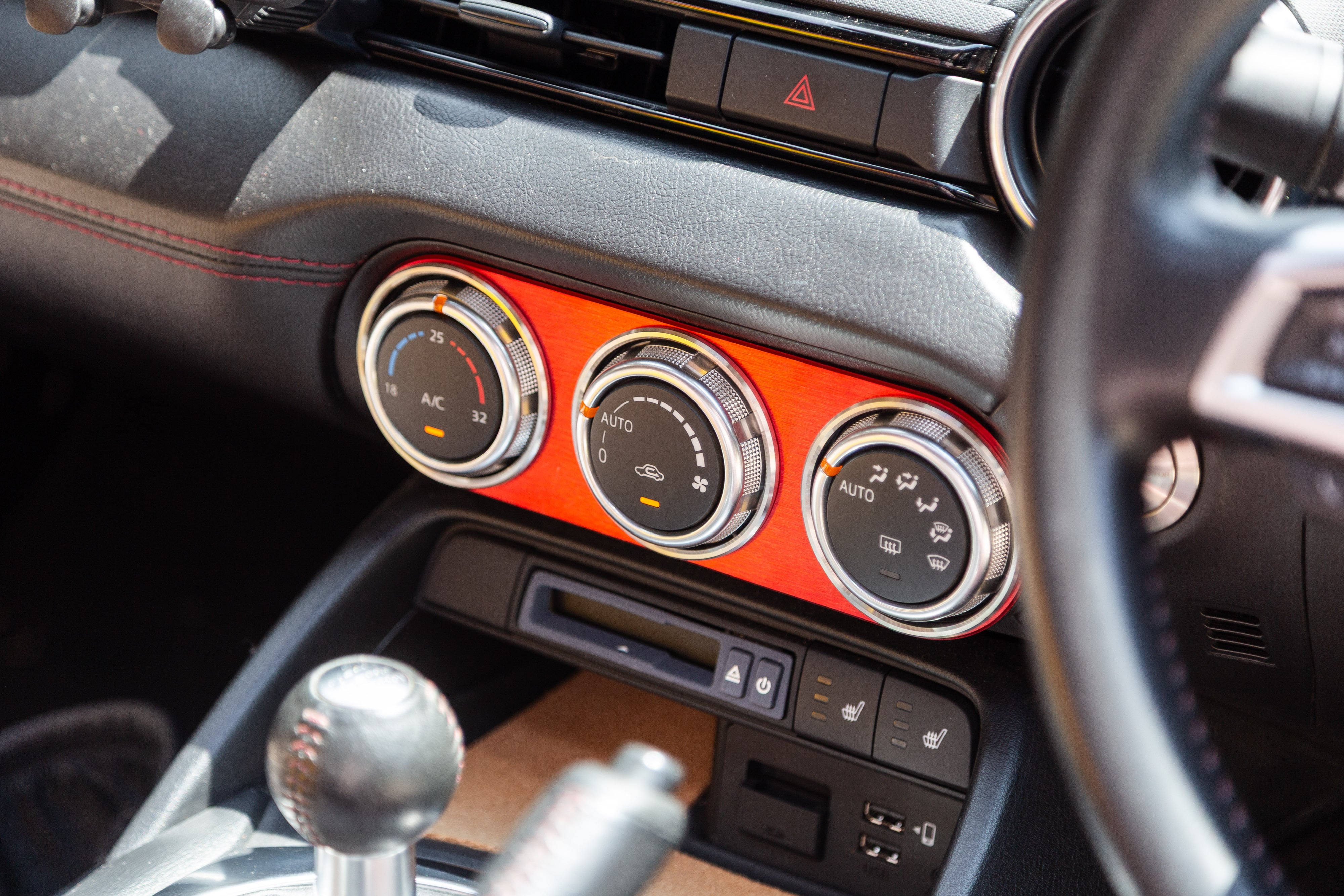 A/C RINGS &STAGE 限定レッドアルマイト仕様 For NDロードスター