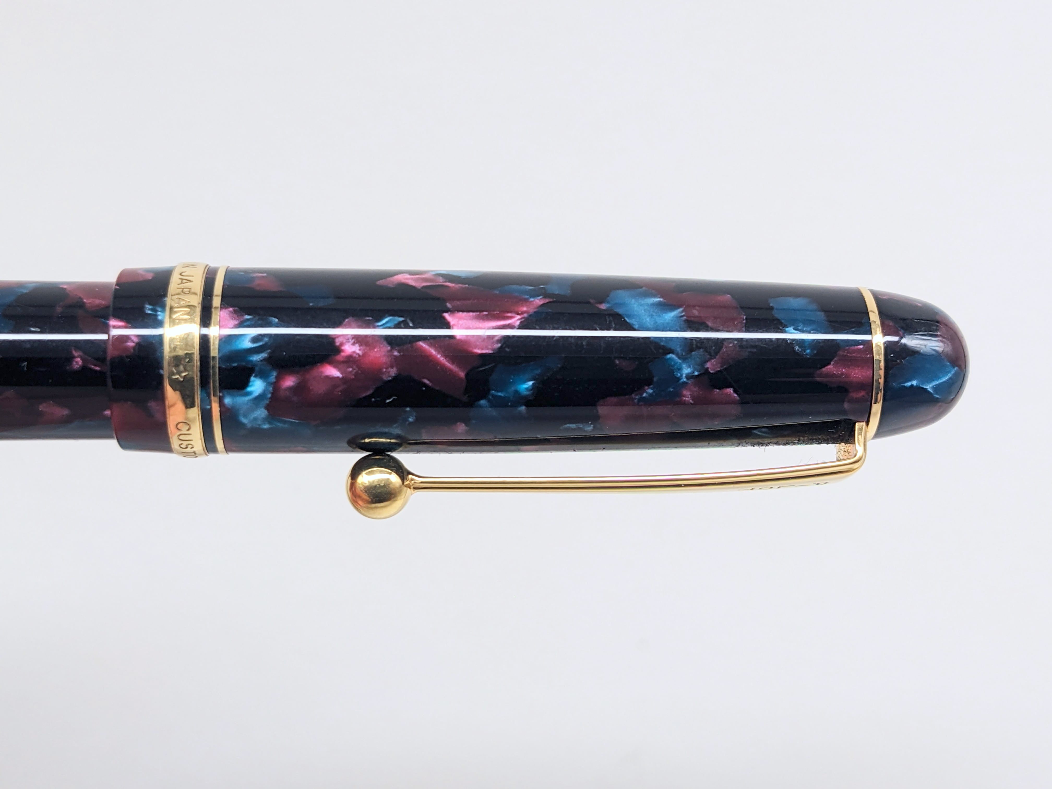 PILOT CUSTOM le万年筆 14k 細字 1995 パイロット カスタム レガンス2 レッド&ブルー PILOT CUSTOM LE