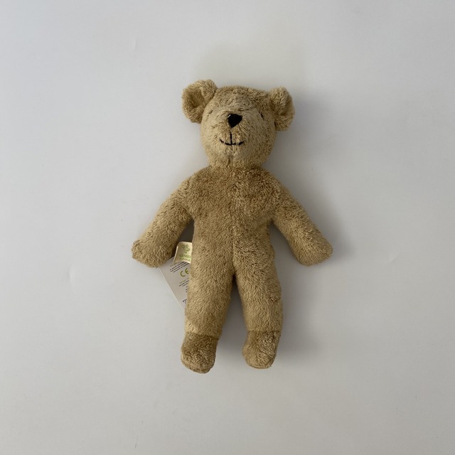 Floppy Animal Bear  BEIGE  ( Small ) / Senger Naturwelt  [オーガニック  ぬいぐるみ 出産祝い ゼンガー ナチュウェルト ファーストトイ]
