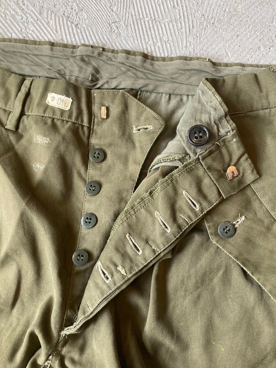 VINTAGE ITALIAN ARMY PARACHUTE PANT EURO MILITARY | vintage