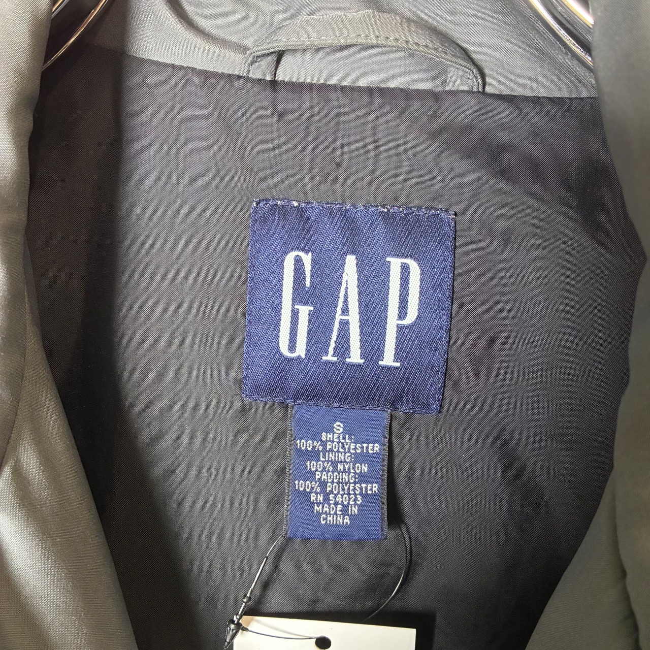 00s GAP / ナイロンジャケット / スタンドカラー / テック / ダークグレー