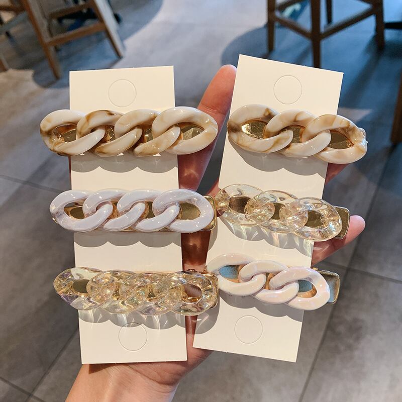 チェーン ヘアピン サイドレッドアクセサリー ブラック・アイド・ピーズ16559157197