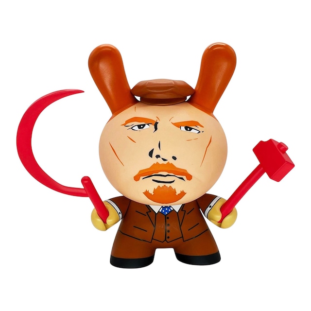 LENIN 8" Dunny by Frank Kozik AUTOGRAPHED