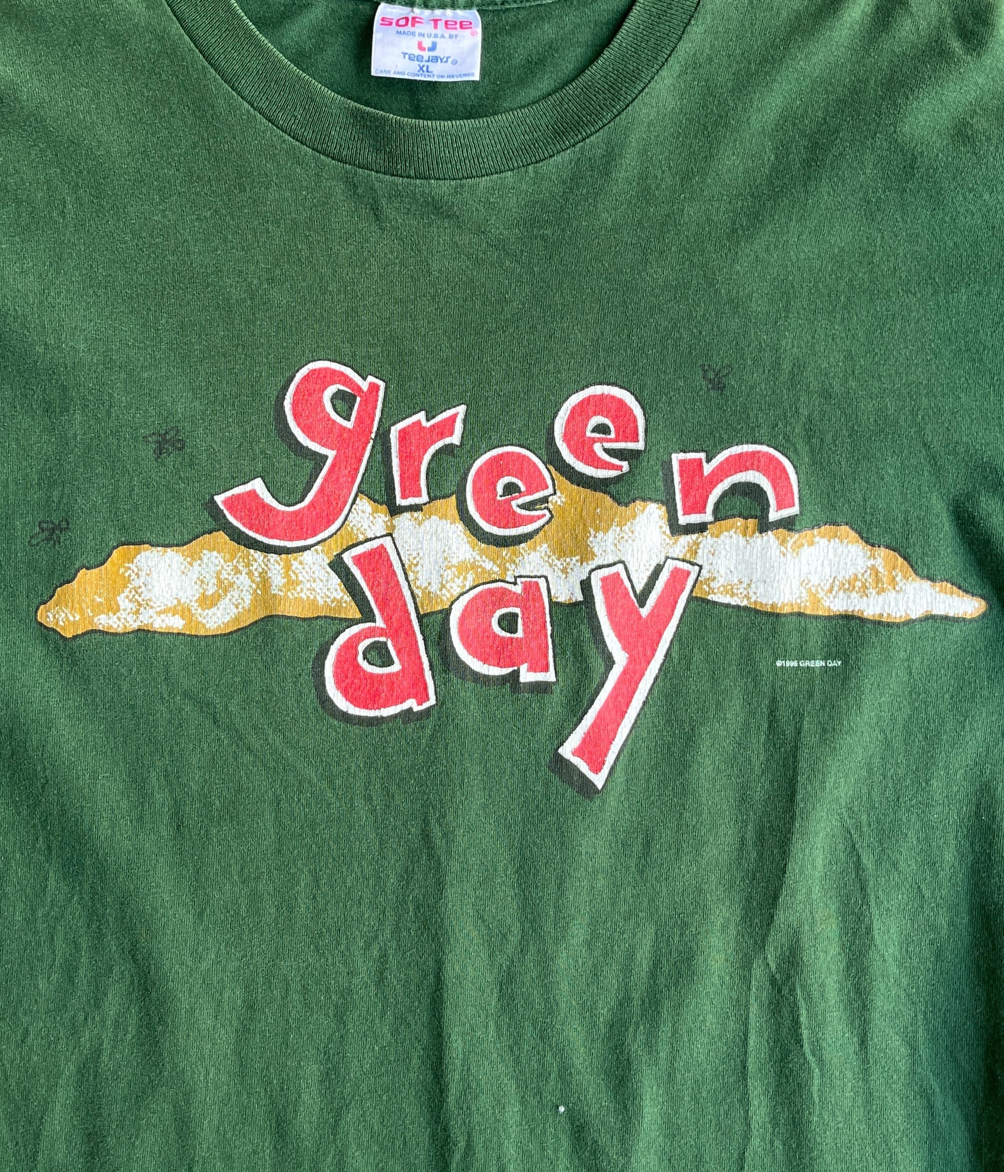 GREEN DAY Tシャツ1995コピーライト　シングルステッチ