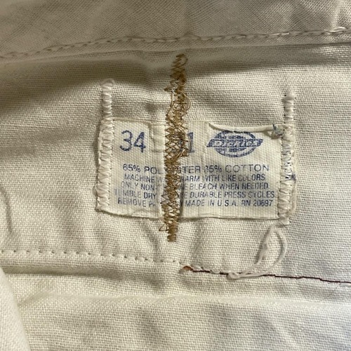 80s Dickies チビタグ 874 USA製 34 pants 詳細写真4