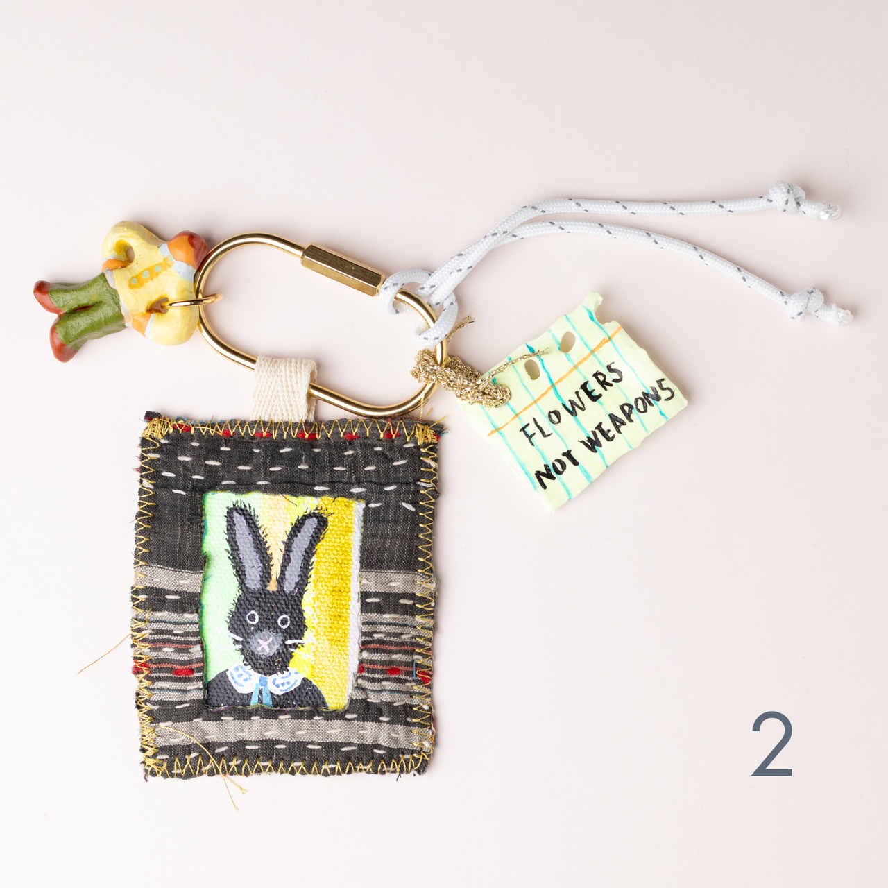 <YUKO MAEGAWA > 絵のチャームキーホルダー - 2