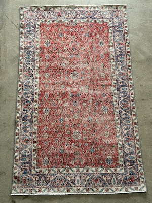 【送料込み】ヴィンテージ トルコラグ イスパルタ絨毯 117x201 TRB3918