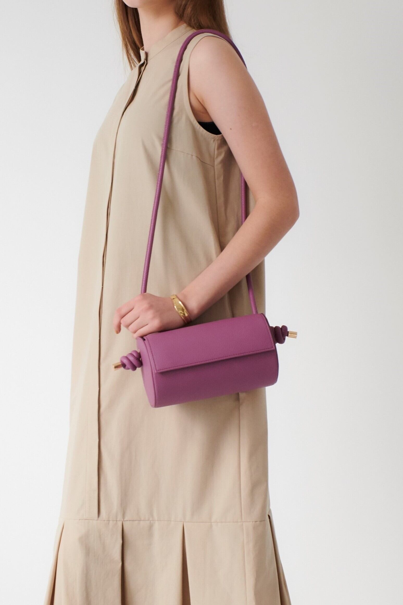 Drum shoulder bag PURPLE