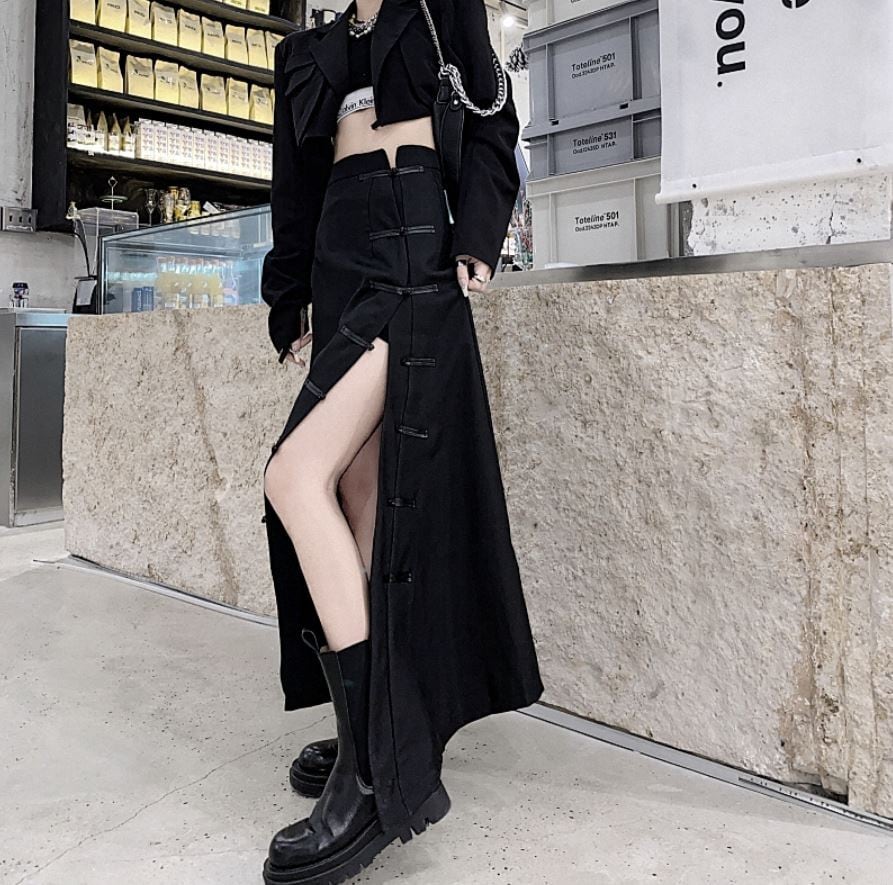 XLサイズ　パンツ　スカート　モード系　黒　レディース　メンズ