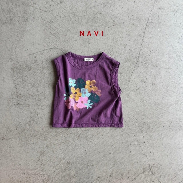《予約》navi. ¨ flower tank top ¨ 26summer