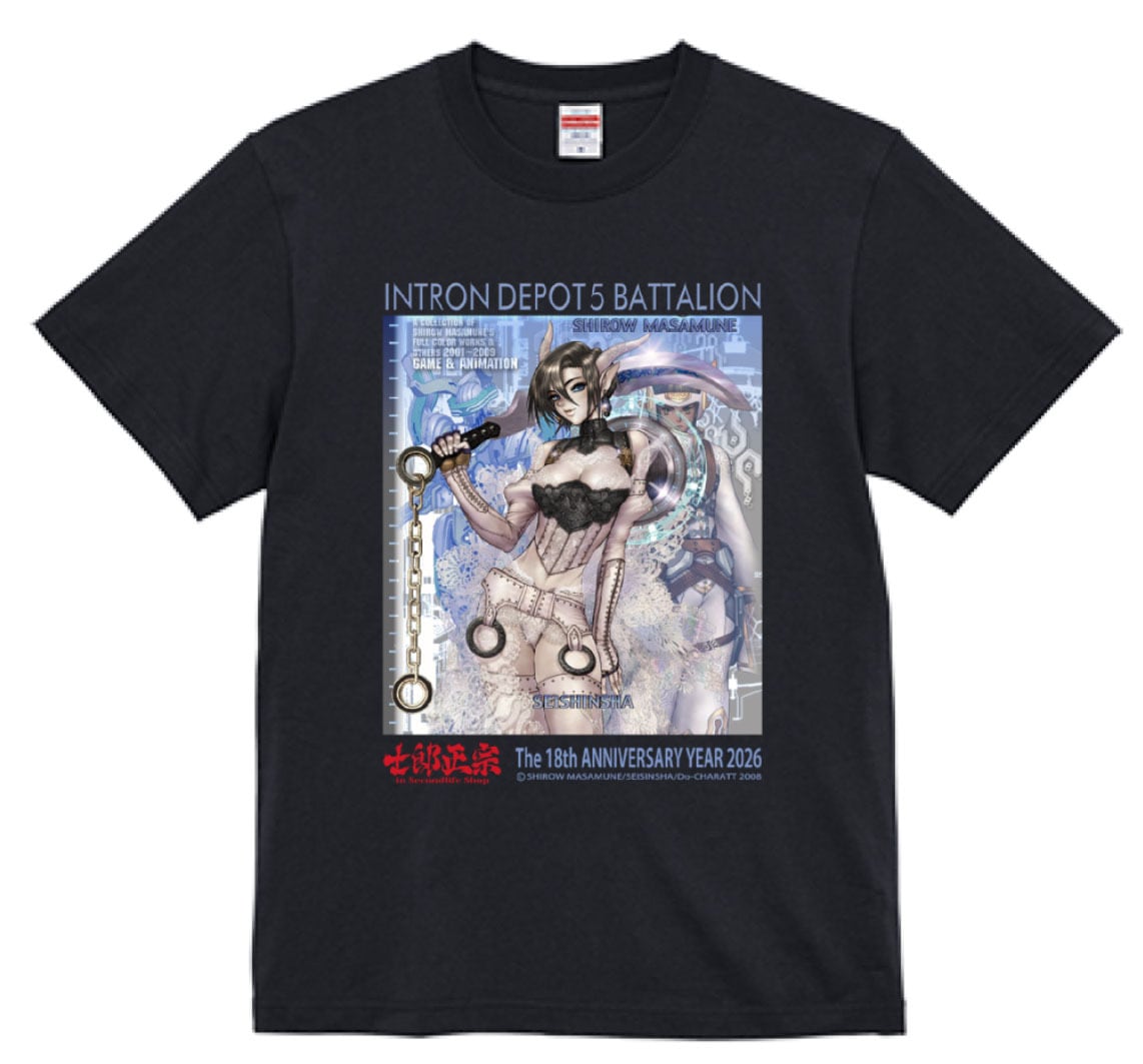 T*す様 【希少/未開封】士郎正宗 1999年 cospa製 Tシャツ 士郎正宗inセカンドライフショップ18周年記念Tシャツ「士郎正宗