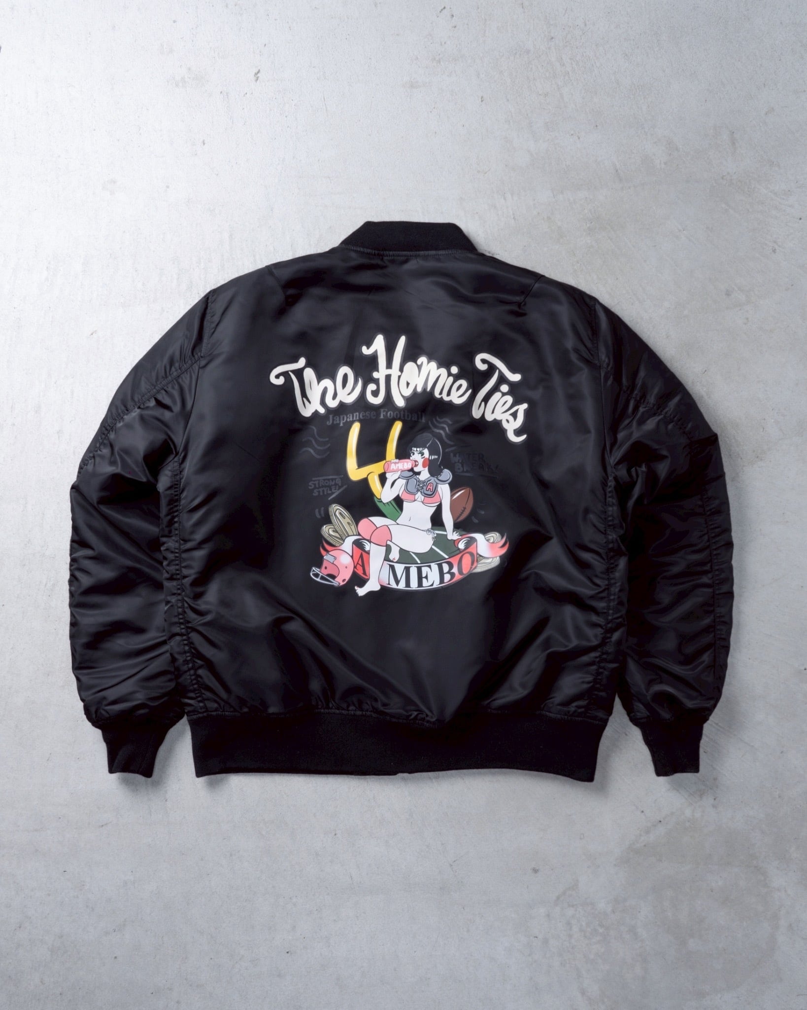 別珍 うさぎ餅つき 刺繍 スカジャン L LL Embroidered jumper