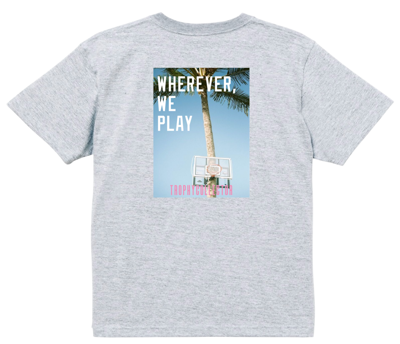 WHEREVER WE PLAY BACK PRINT TEE