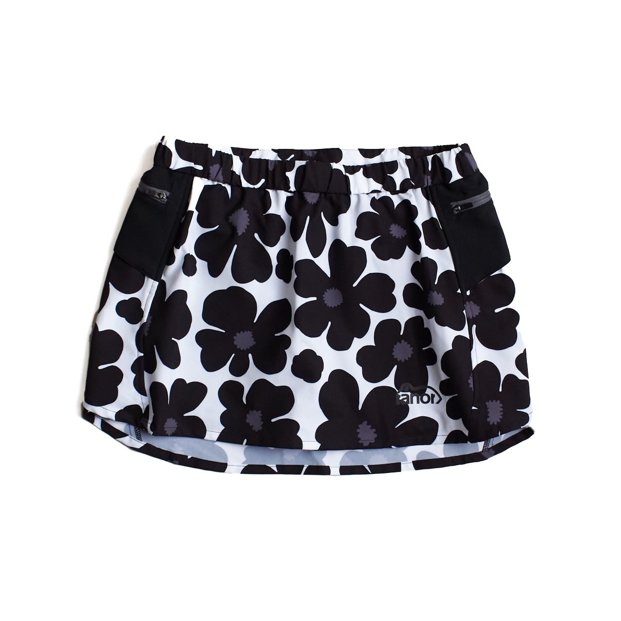 ranor ランニングスカート Mサイズ ranor（ラナー）FLOWER SKIRT - WHITE レディース ランニングスカート