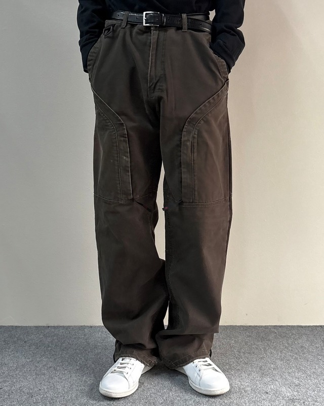 【PPFM】faded wide cargo pants