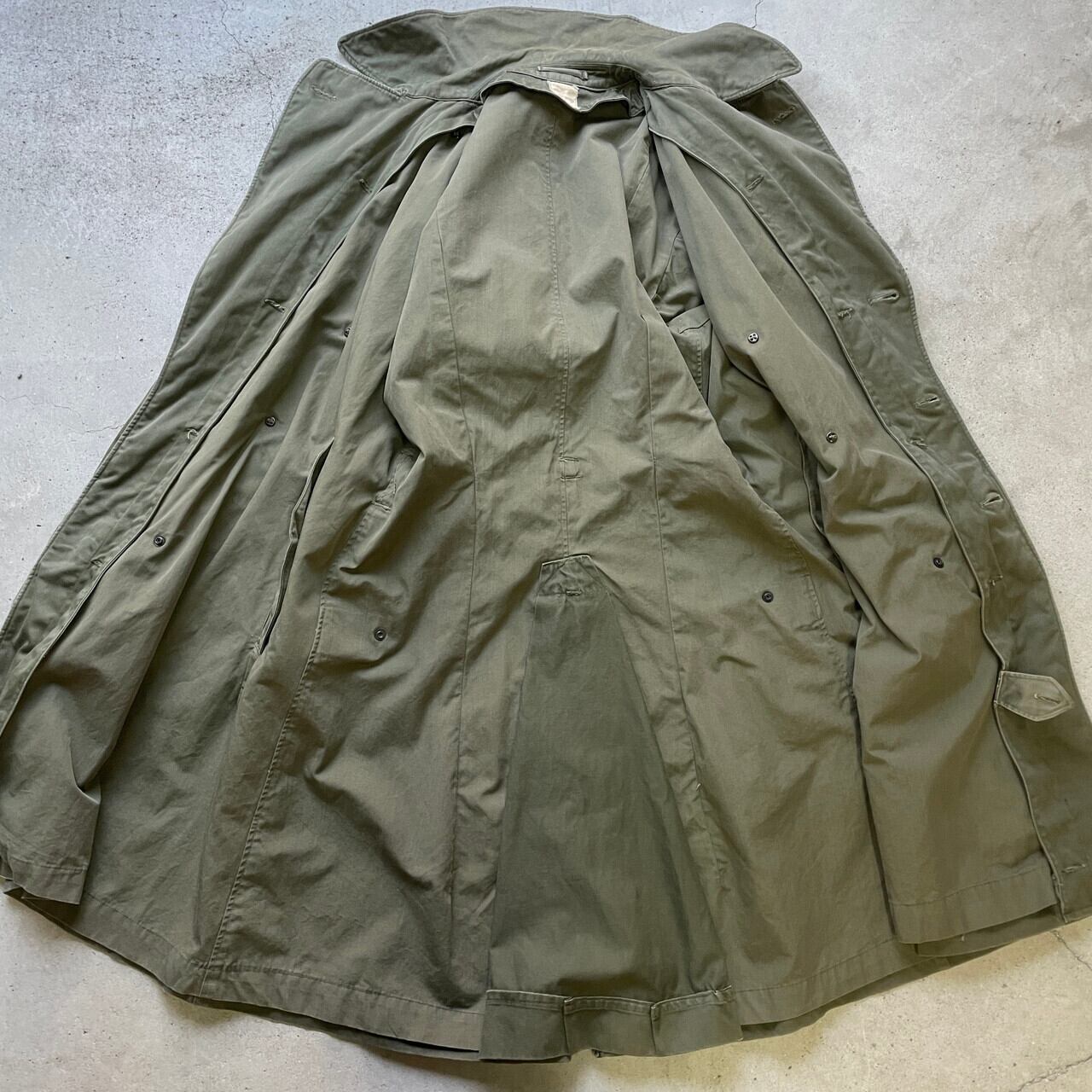 46年納品 40年代 U.S.ARMY 米軍実品 M-46 ミリタリートレンチコート