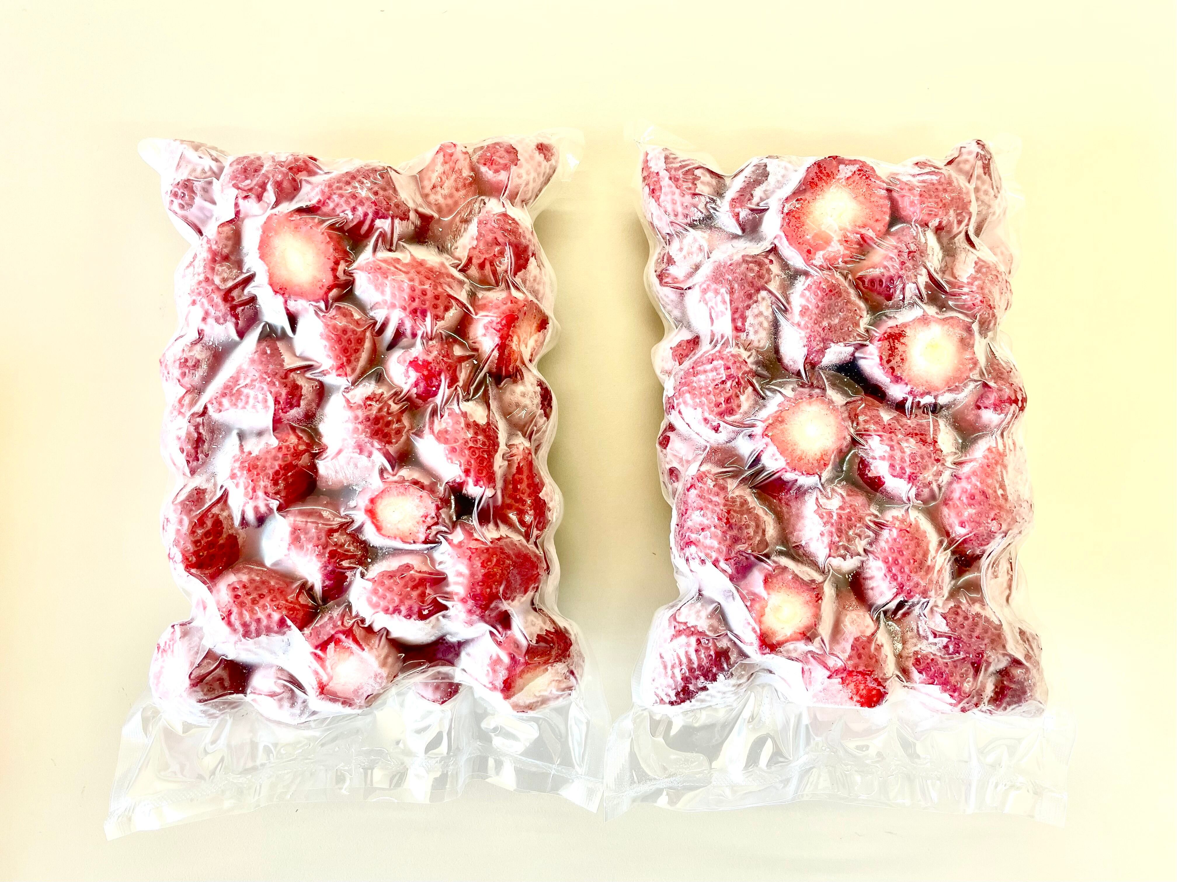 冷凍いちご（あまおう）1.6kg(800gx2袋) お菓子、ジャム作りに最適！