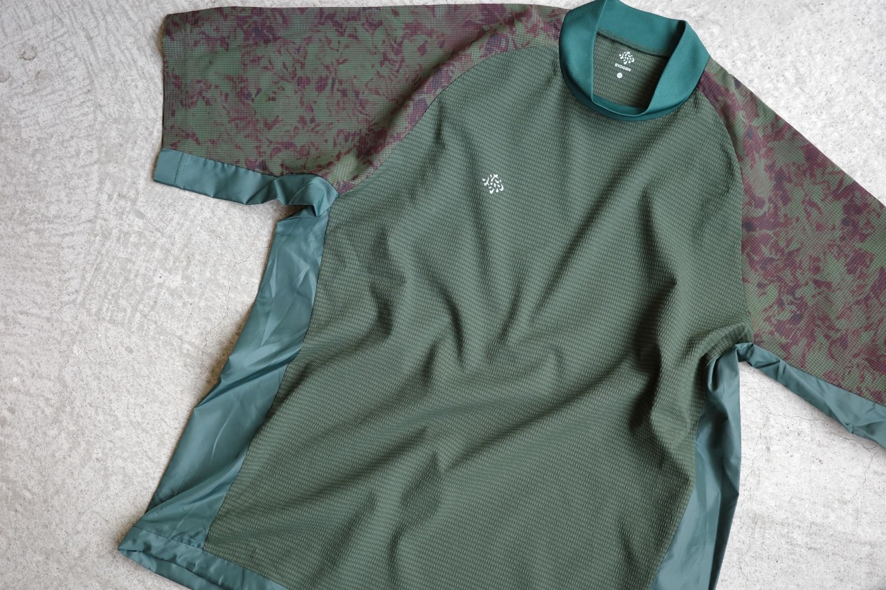 DEAD LEAF MOCK NECK H/S TEE