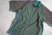DEAD LEAF MOCK NECK H/S TEE