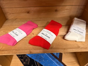 【ご予約】コットンロゴソックス【lemerange】