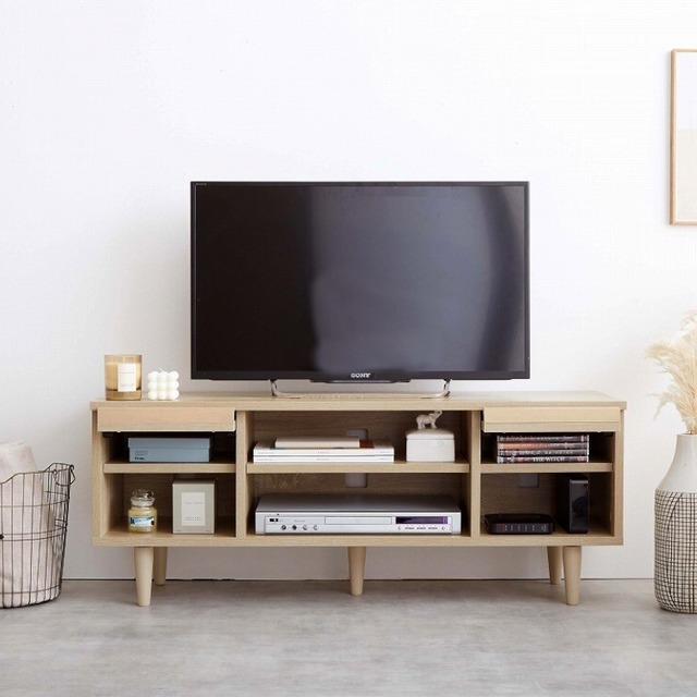 フラップ扉テレビ台(Tonny)【幅110cm】☆ 家具 テレビ台 北欧風