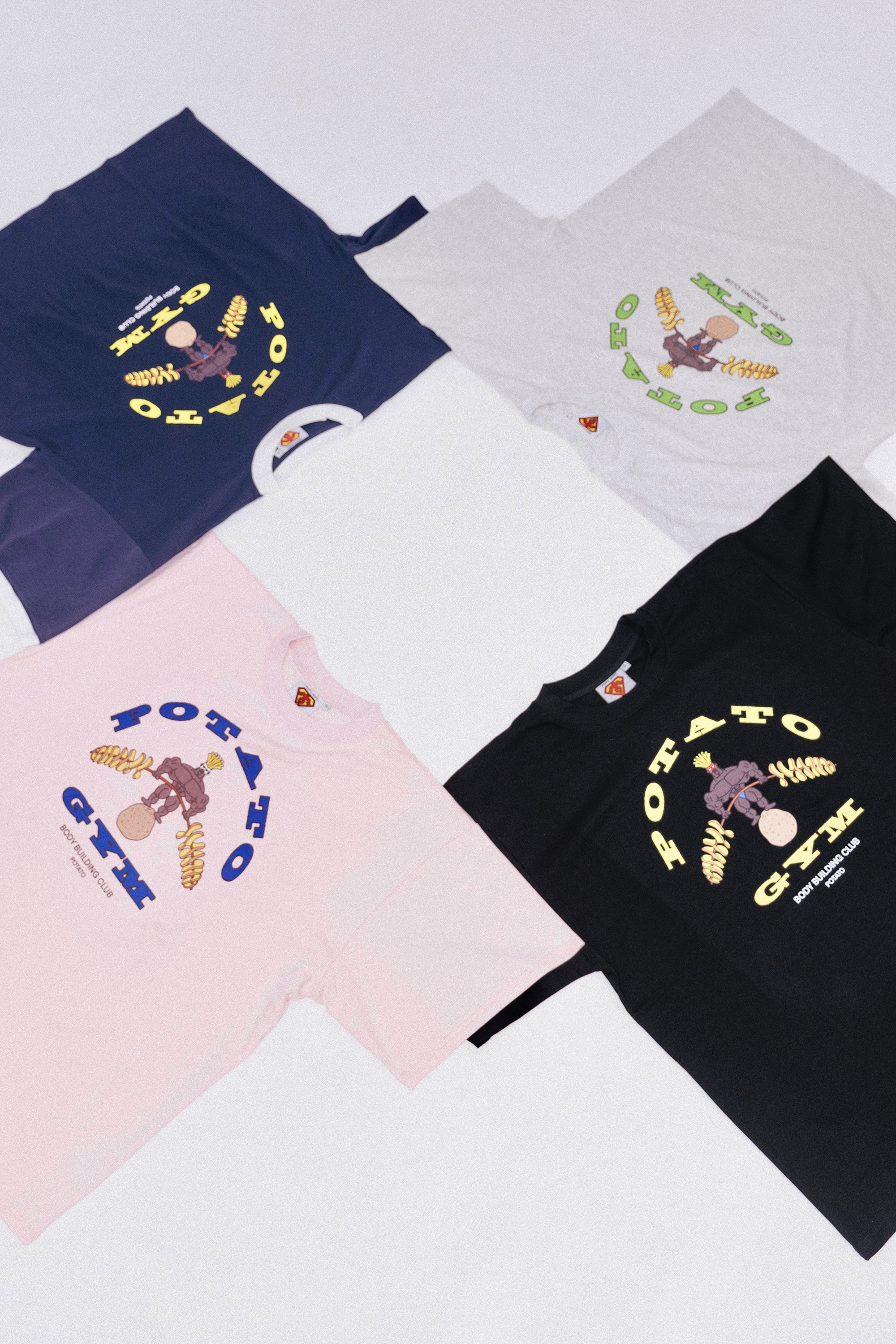 ポテトジムTシャツ アッシュ | JACKPOT MARKET