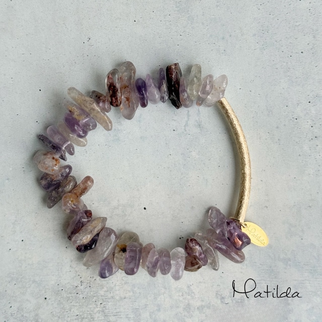 【再販】Tube & stone bracelet（スーパーセブン）