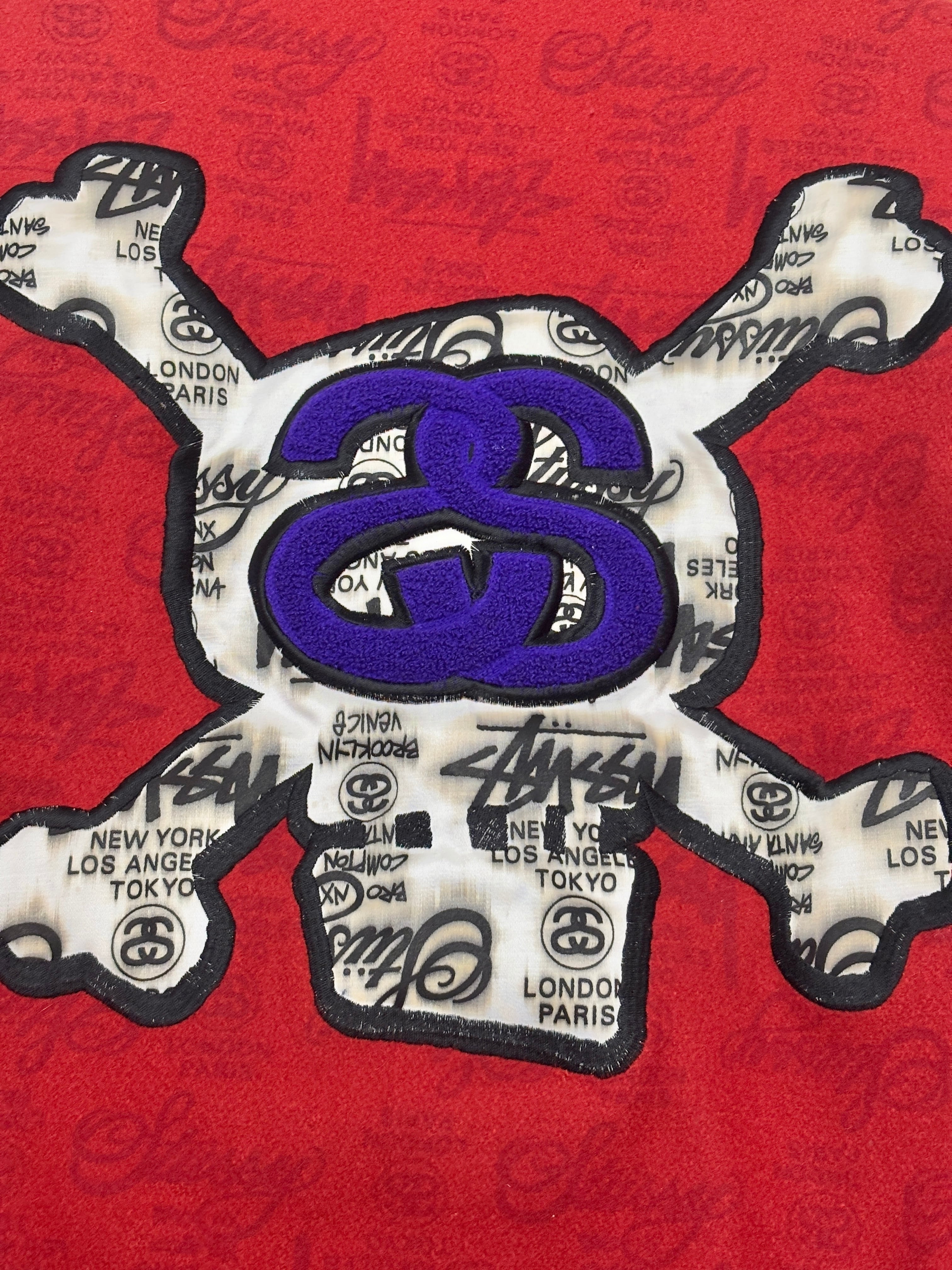 00s OLD STUSSY/25th Anniversary Varsity Jacket/2006年/USA製/L/25