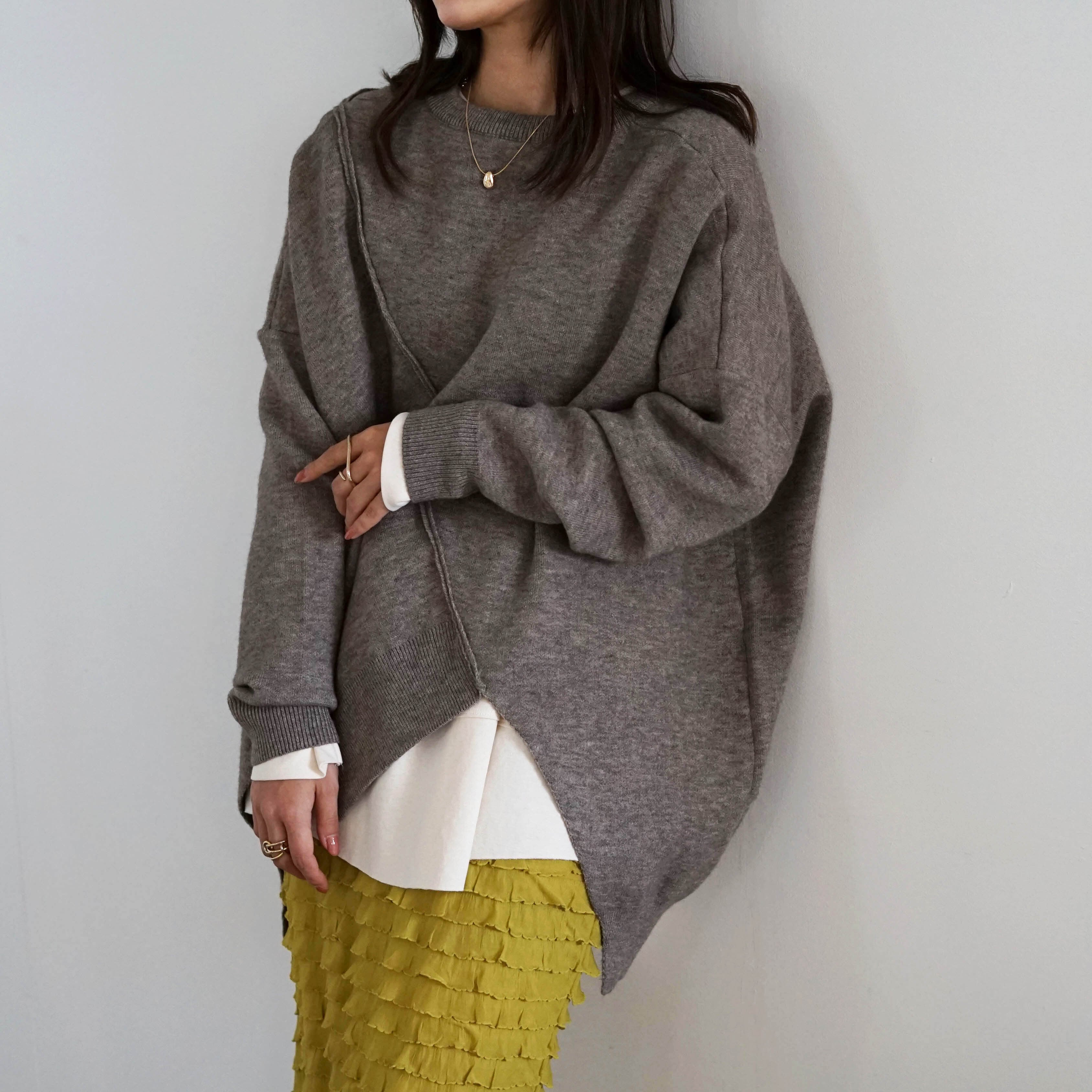 もっちり変形ニット