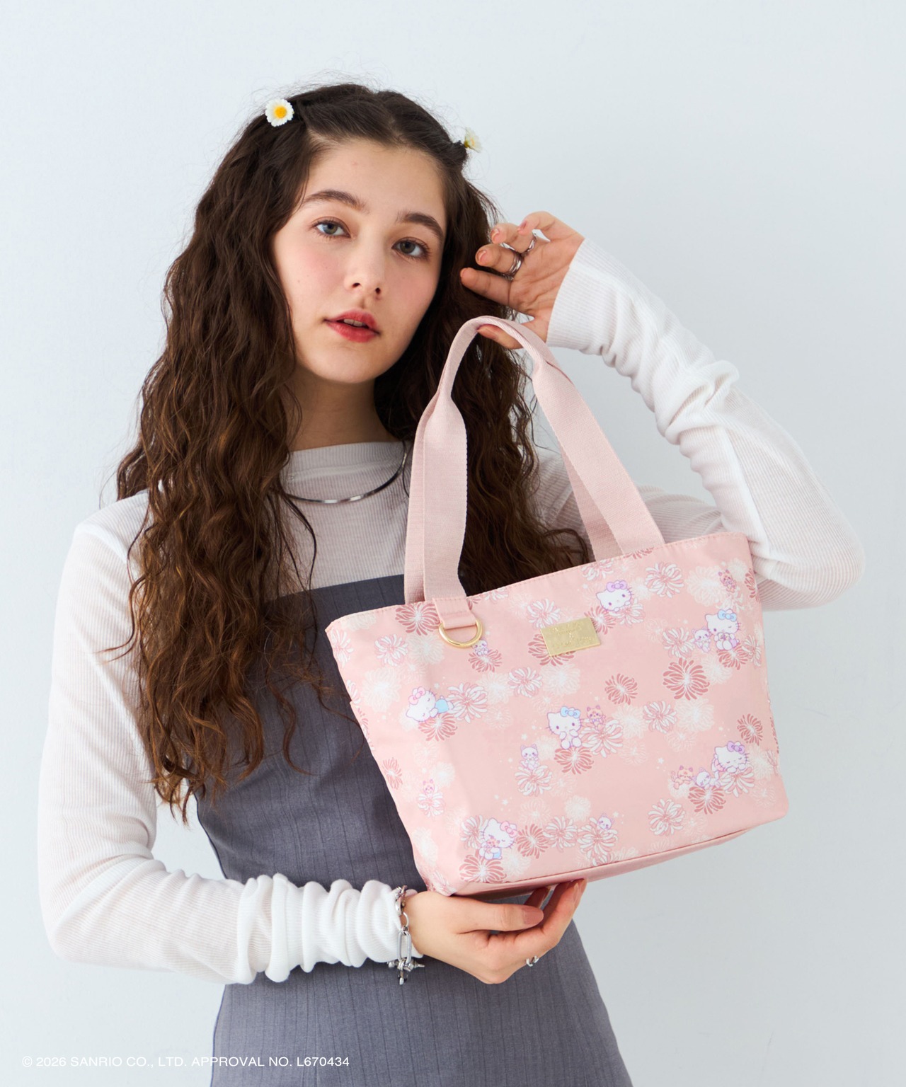PAUL&JOE ACCESSOIRES × HELLO KITTY : 2WAY TOTE BAG PJKT-B005