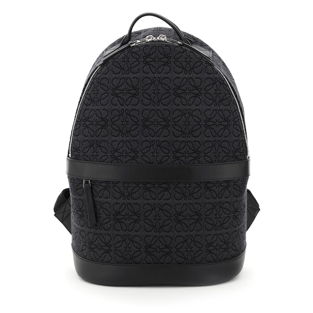 LOEWE  ROUND ANAGRAM BACKPACK  BLACK