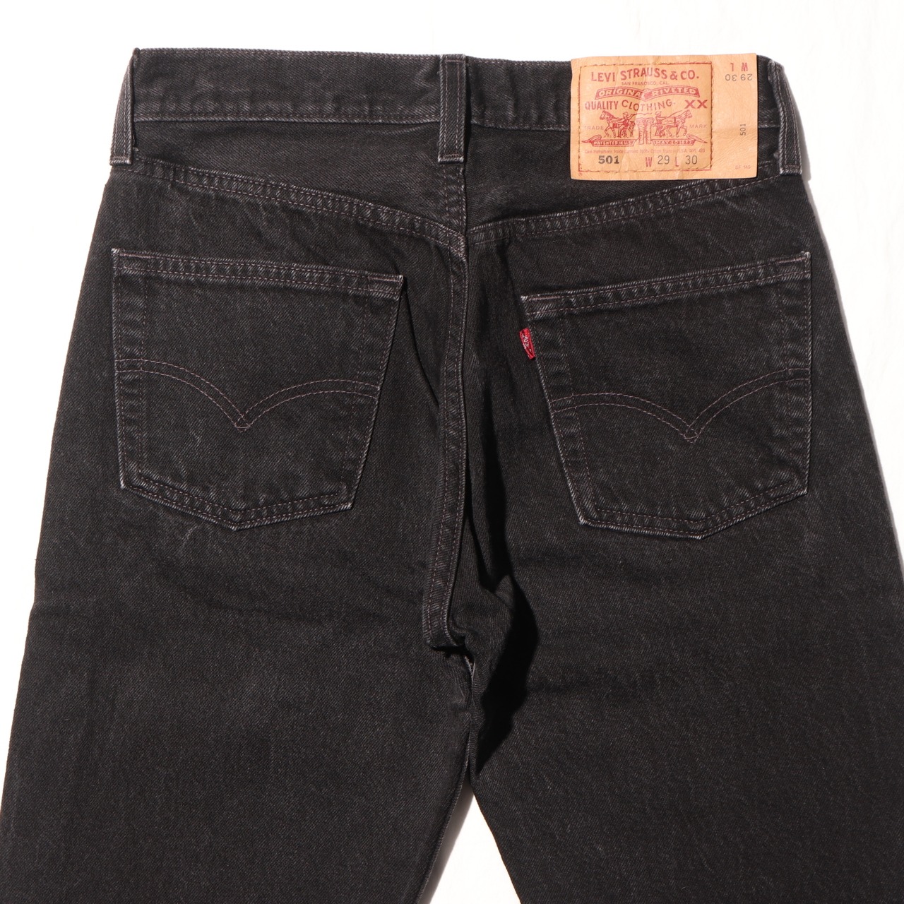 極美品 29×30 Levi’s 501 USA 96年 サルファーブラック デニムパンツ