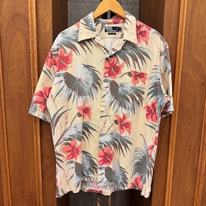 1990s RALPH LAUREN HIBISCOUS COTTON SHIRT⑧