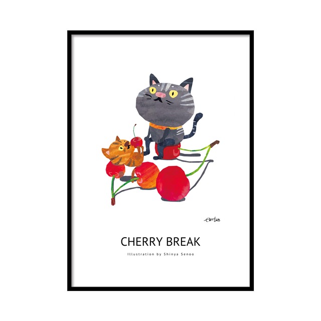 ポスター　A2サイズ(42cm×59.4cm)　『CHERRY BREAK』