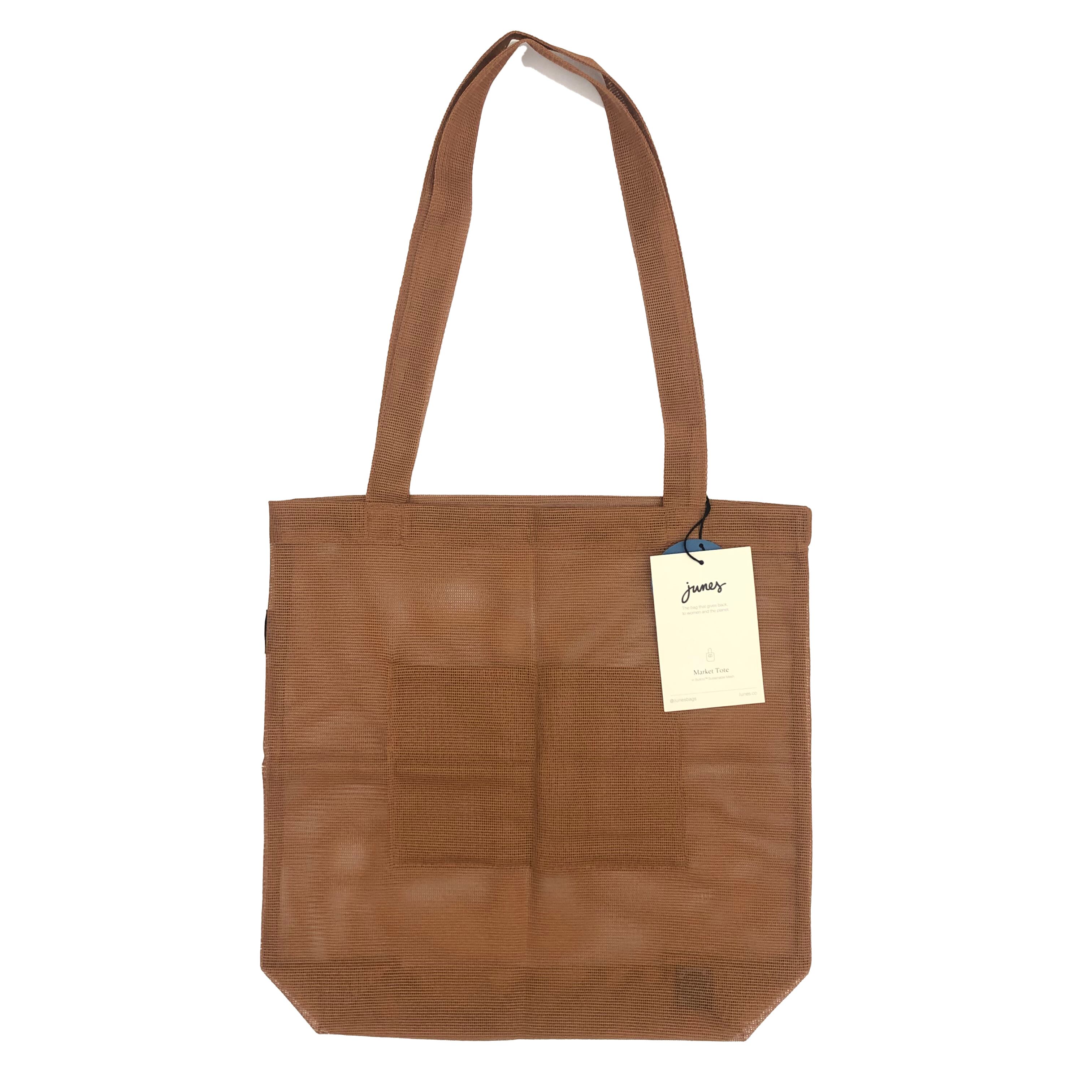 JUNES Bio-Knit Market Tote:Terracotta