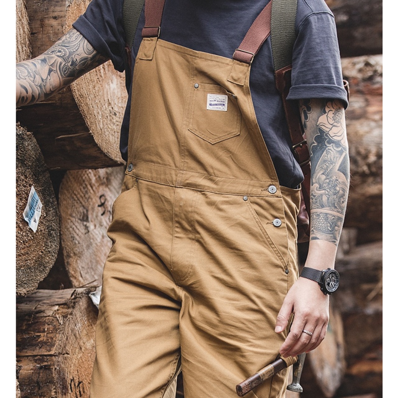 Suspender Overalls Straight Leg ◇H0007