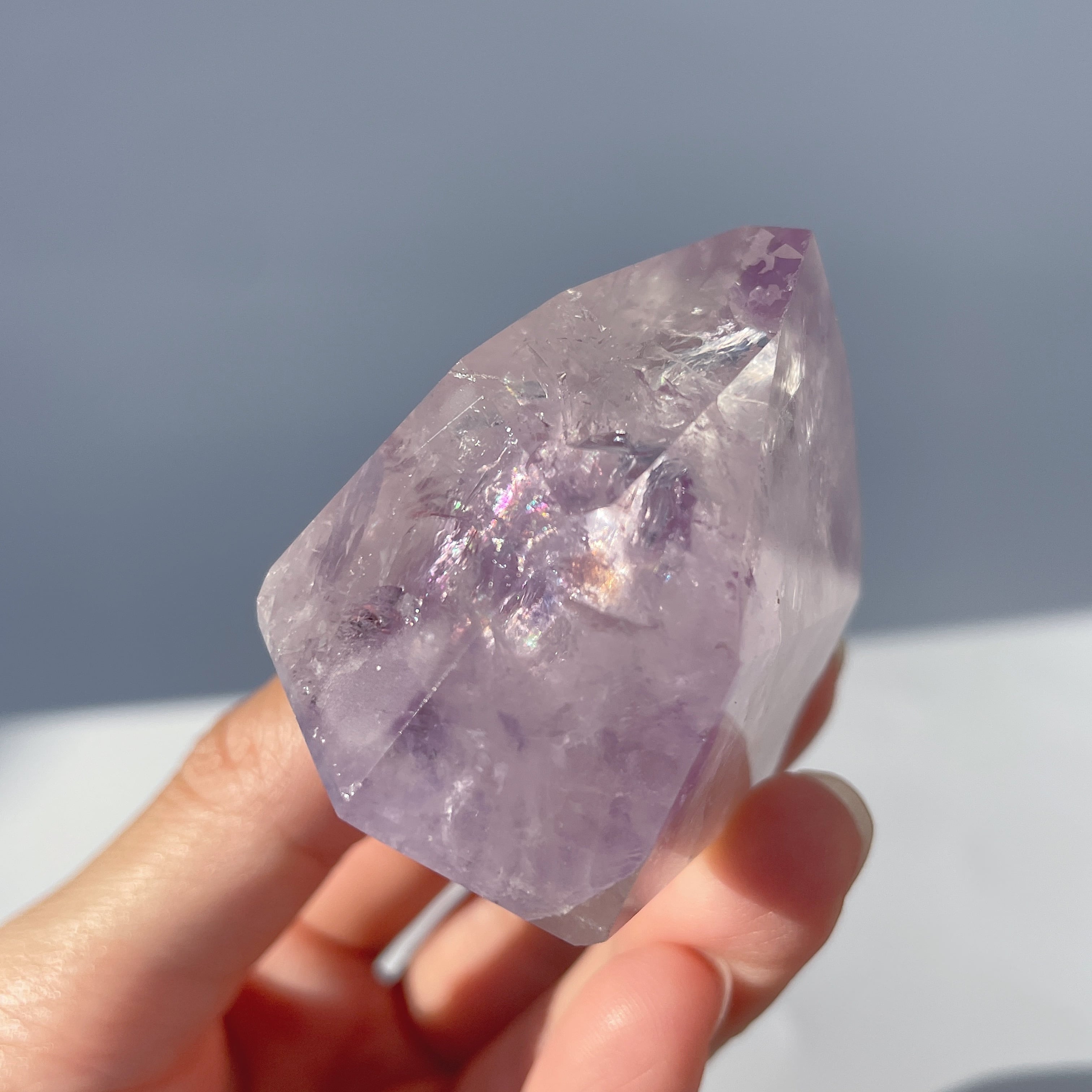 アメジストタワー ラベンダーアメジスト タワー12◇ Lavender Amethyst ◇天然石・鉱物