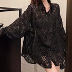 Black lace shirt (ME486)