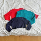 韓国子供服 / ninibello / Melville Eyelet Cardigan / カーディガン *XS~XXL*