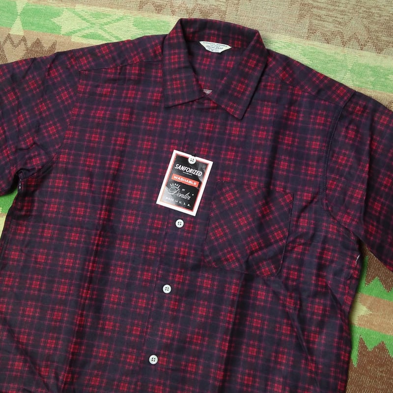 60's Donlin Check Shirt Made in USA