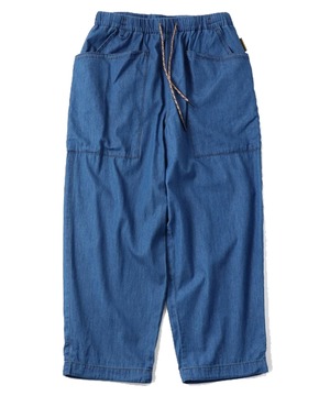 gym master ジムマスター ライトデニム ガーデニングパンツ メンズ レディース ユニセックス イージーパンツ デニム ヒッコリー アウトドア キャンプ カジュアル ロングパンツ G721753