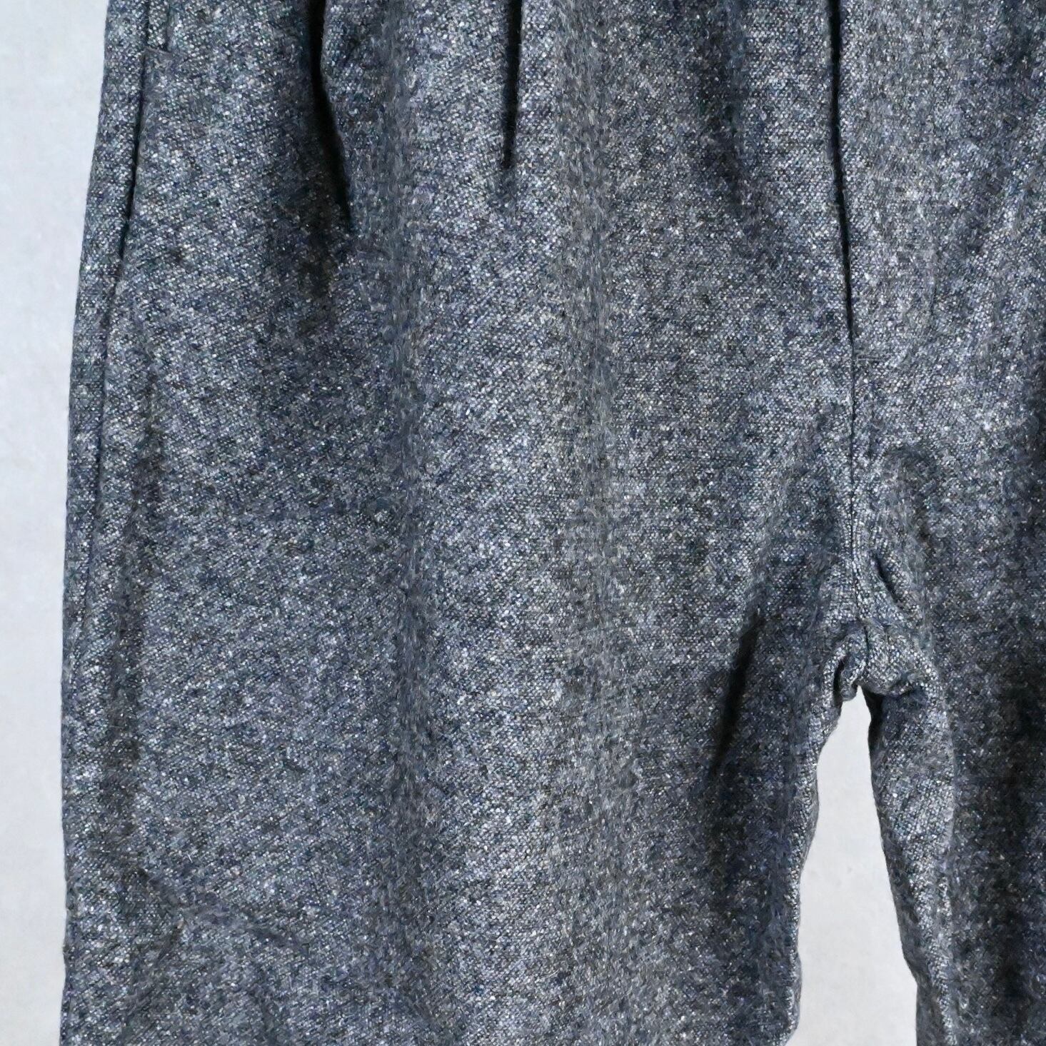 25AW》【STILL BY HAND】SILK NEP WOOL EASY WIDE TROUSERS スティル