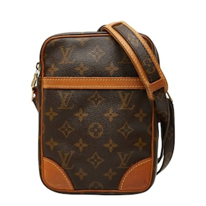 ルイ ヴィトン モノグラム ダヌーブ 斜め掛け ショルダーバッグ M45266 ブラウン PVC レザー レディース LOUIS VUITTON 中古