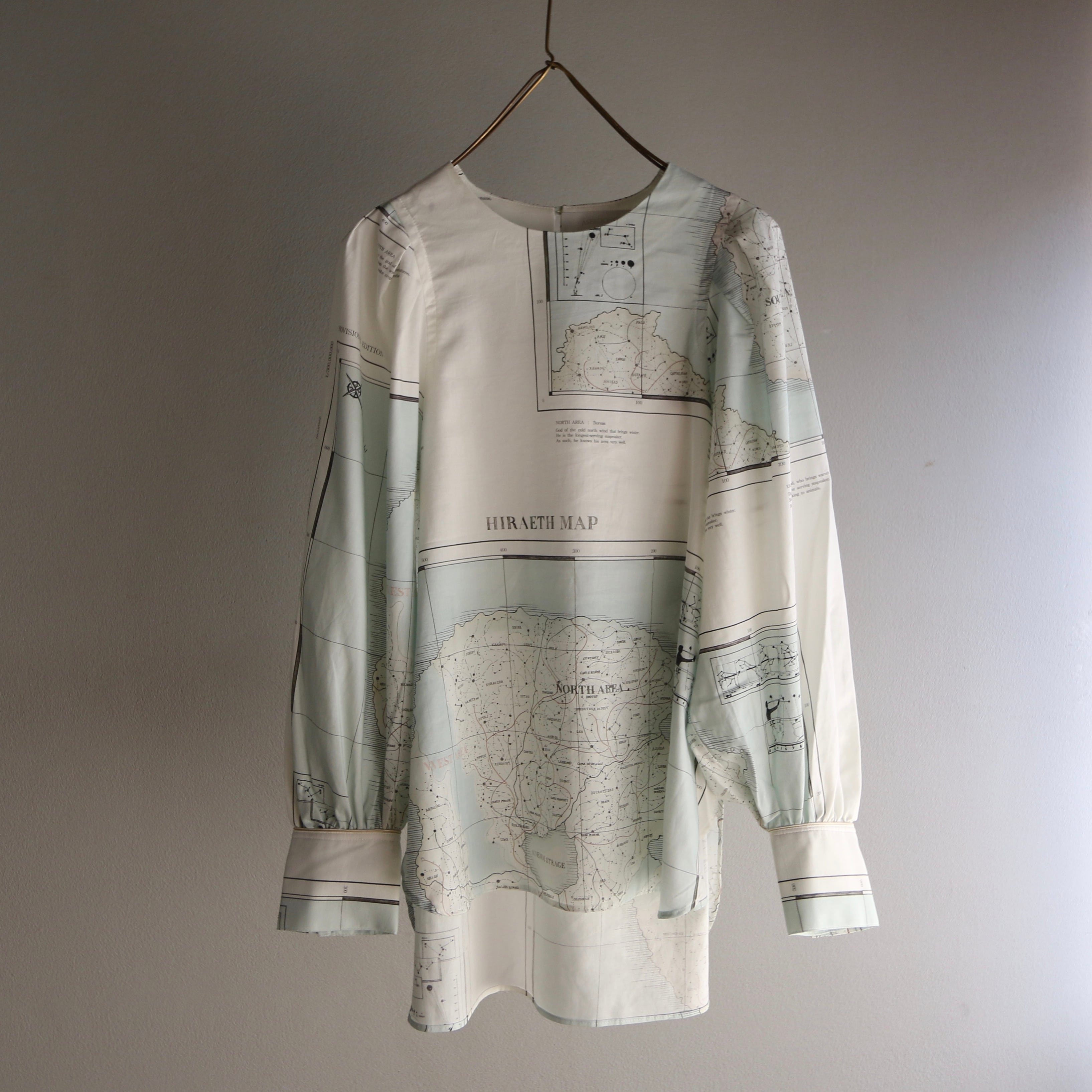 ASEEDONCLOUD/アシードンクラウド Zephyros scarf tunic／ Hiraeth Map