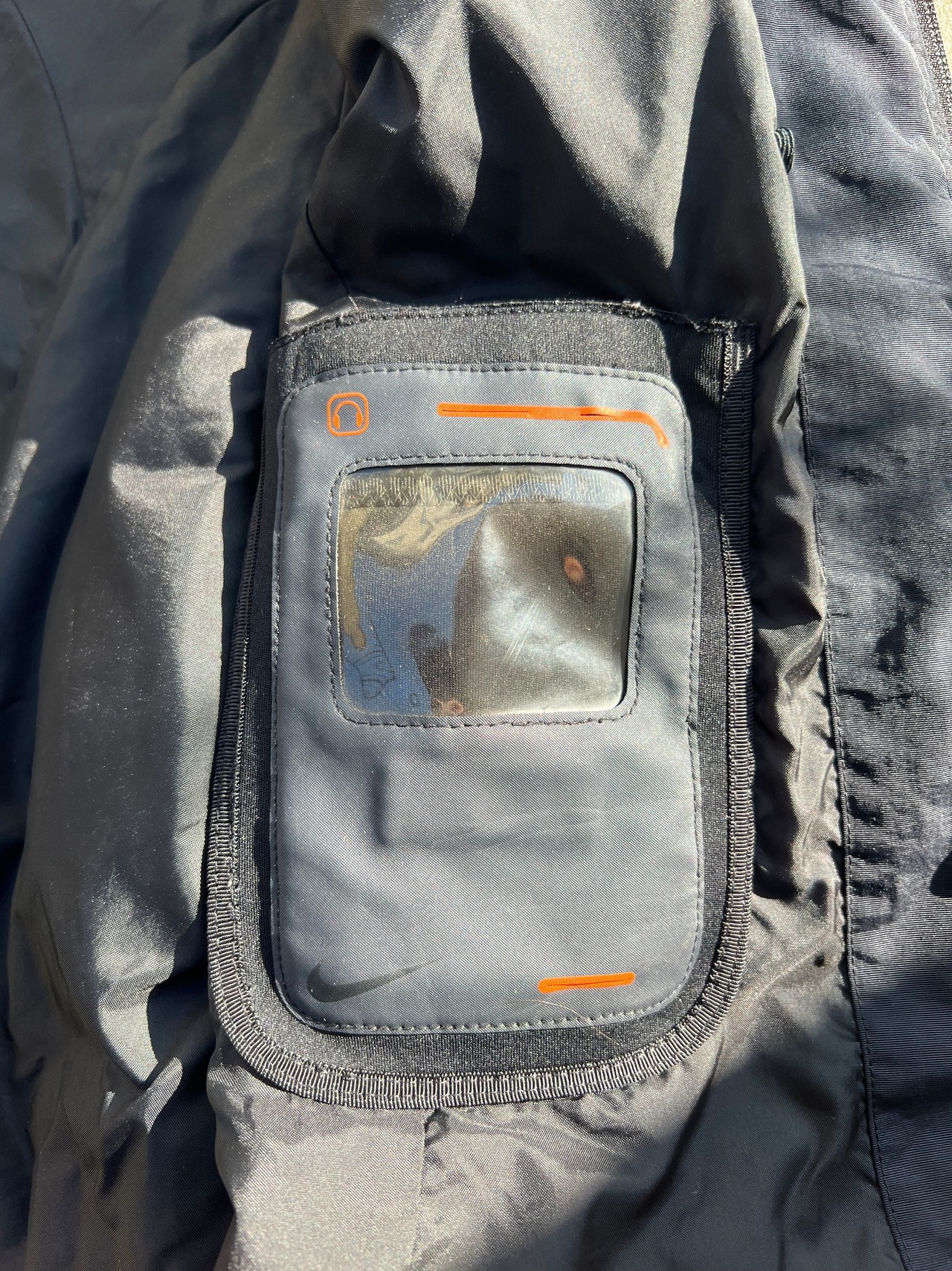 2000s- Nike MP3 Double Zip Padded Jacket