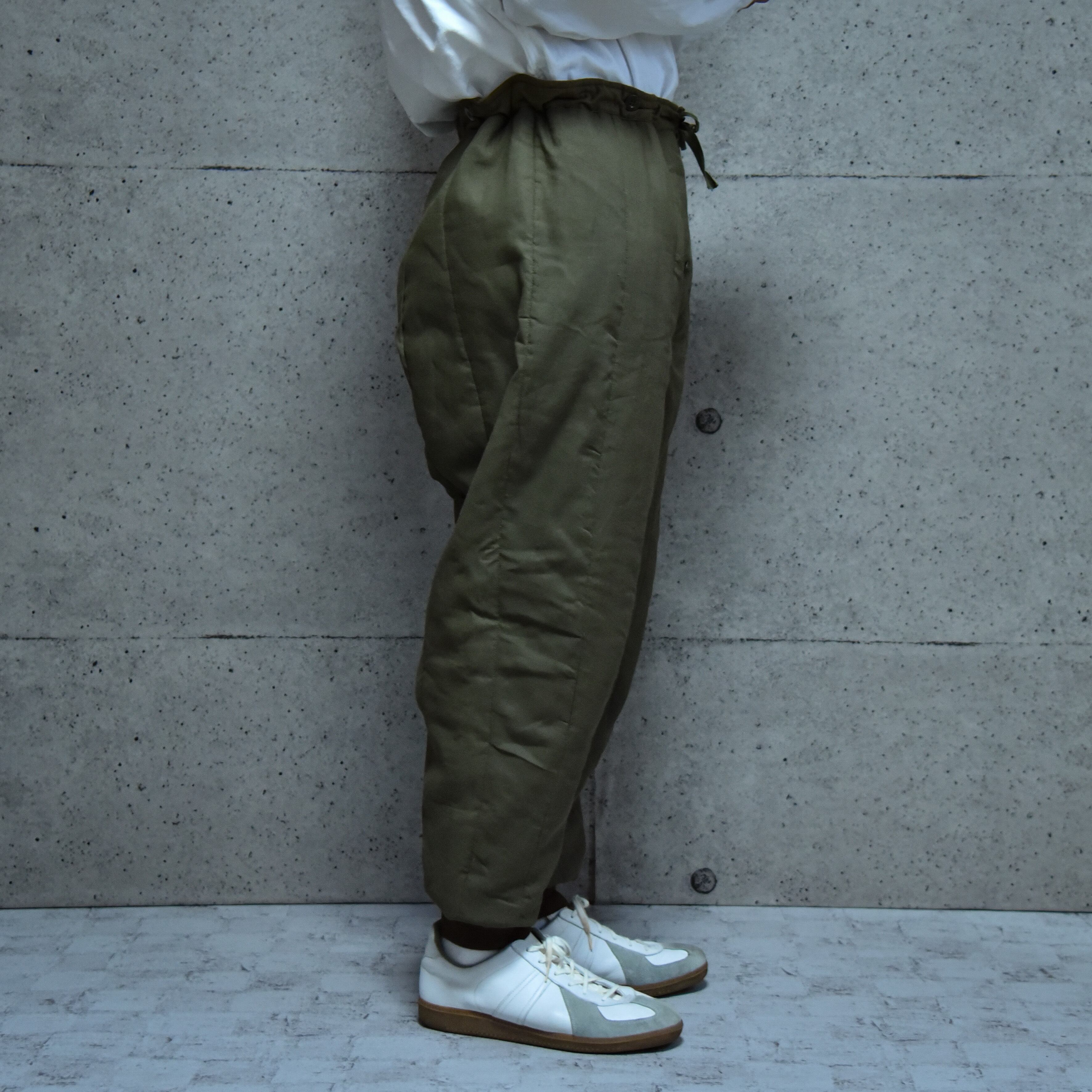 【DEAD STOCK】60s Czech Army M60 Liner Rib Pants チェコ軍 ライナー リブパンツ