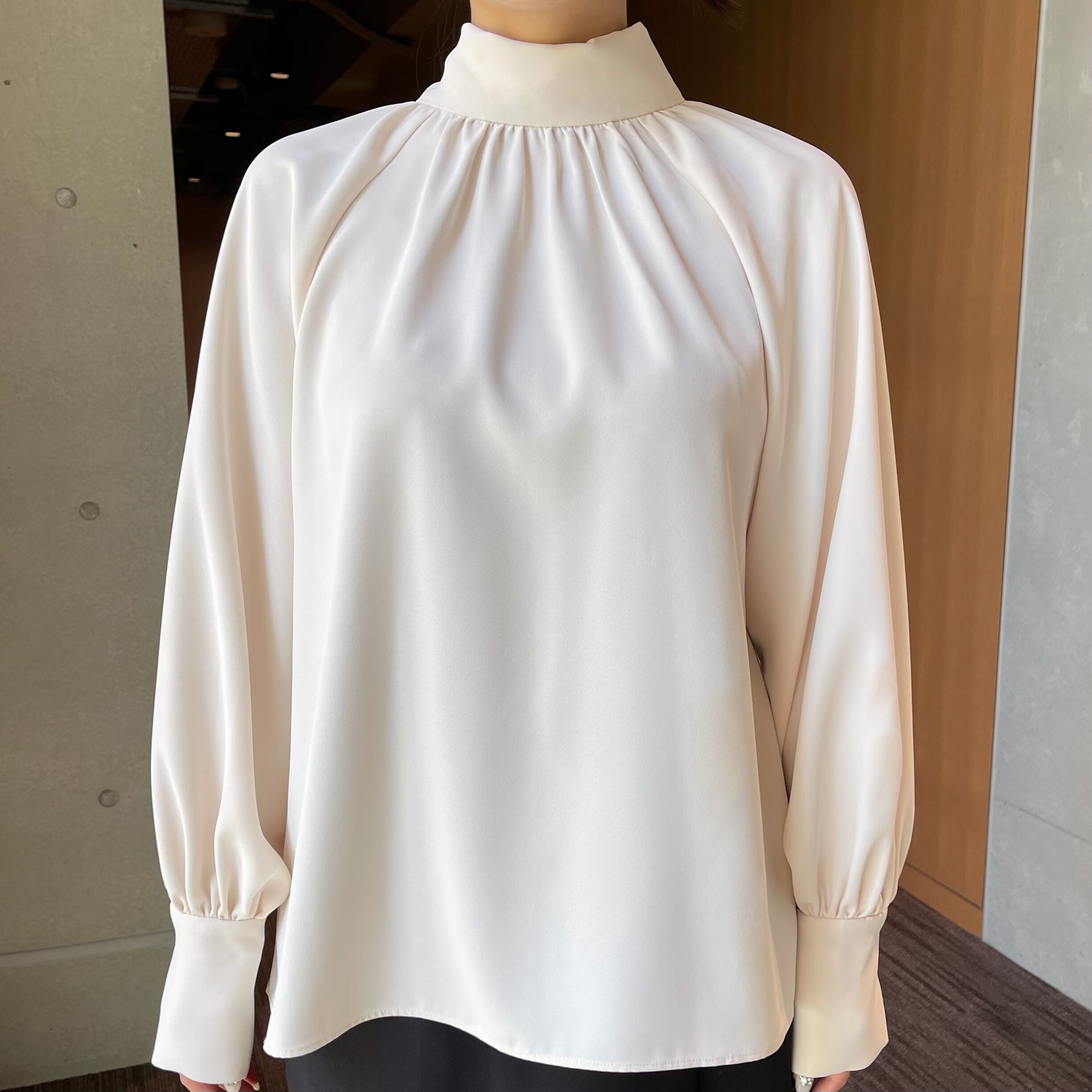 【サンプルセール】ボウタイブラウス